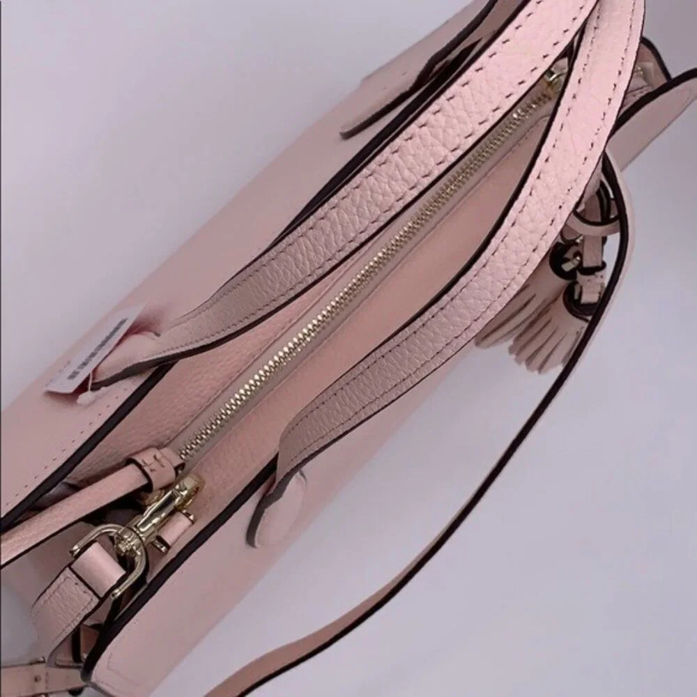 Euc Kate Spade Rowe Light Pink Leather Shoulder Bag Purse